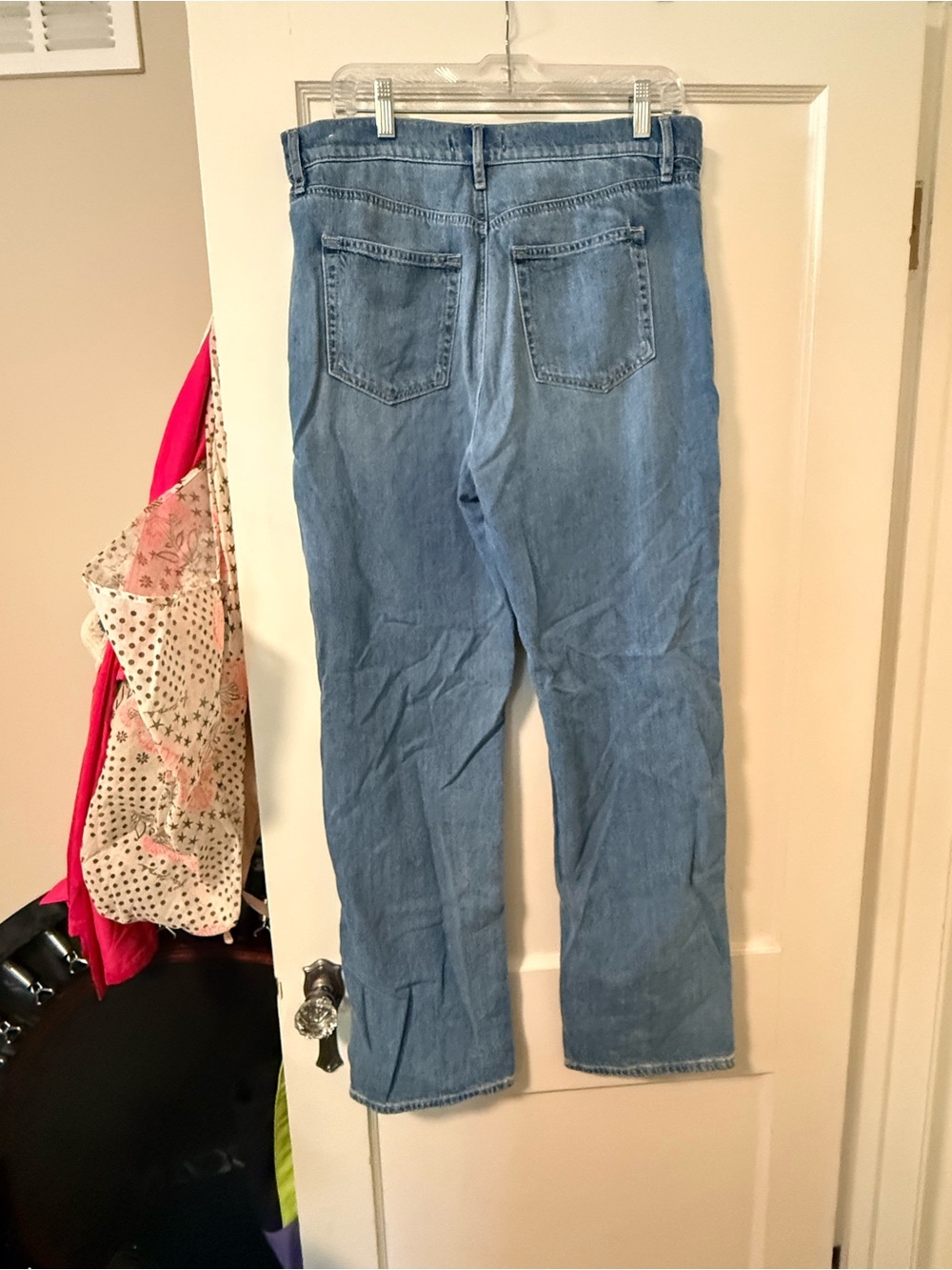 LOFT Light Wash Relaxed Straight-Leg Jeans - Picture 3 of 3